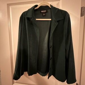 Green blazer jacket women’s medium